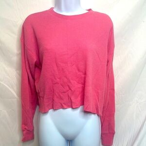 Aritzia TNA thermal long sleeve tee